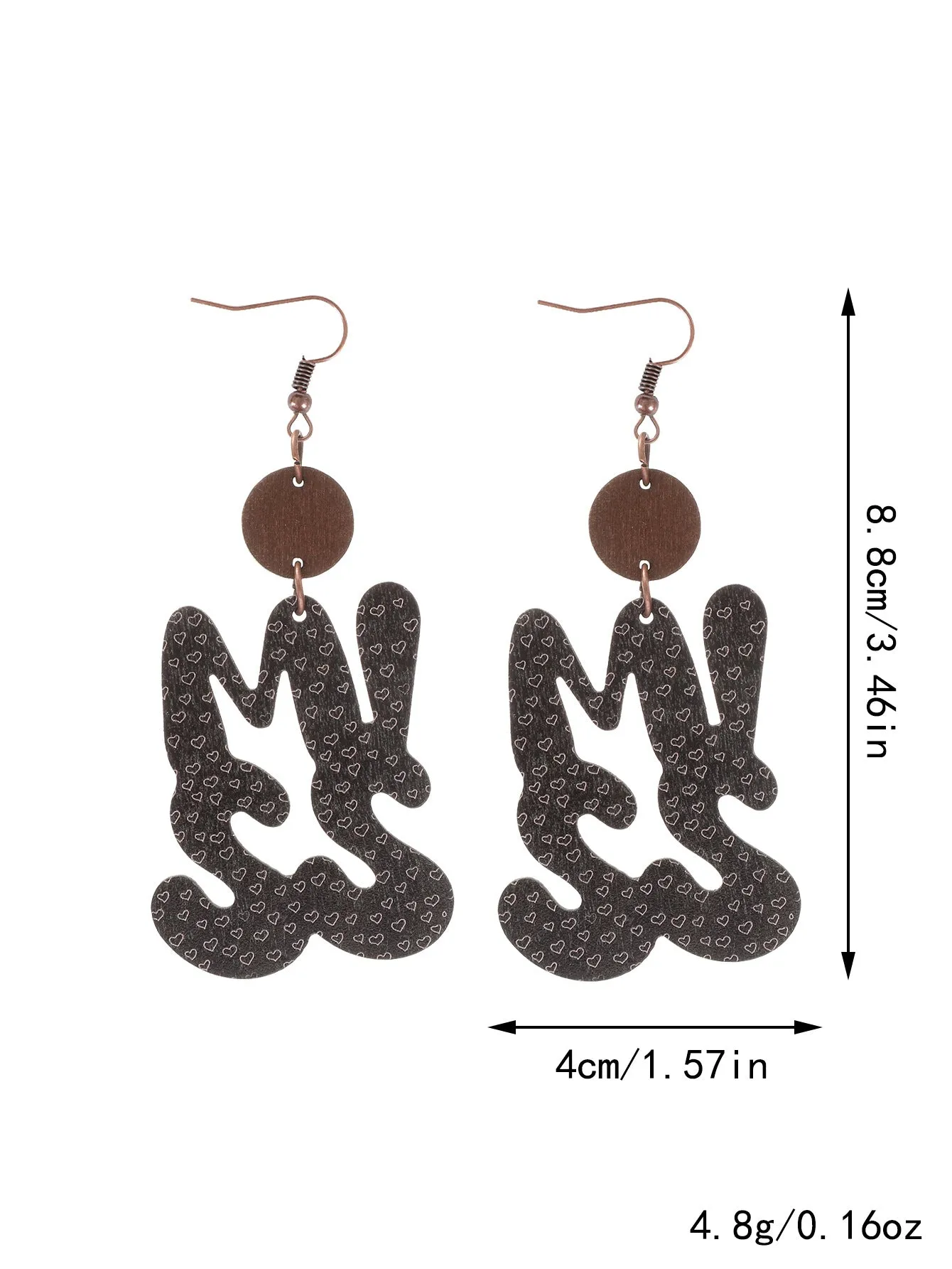Wholesale Valentine's Day Bohemian Wine Glass Earrings