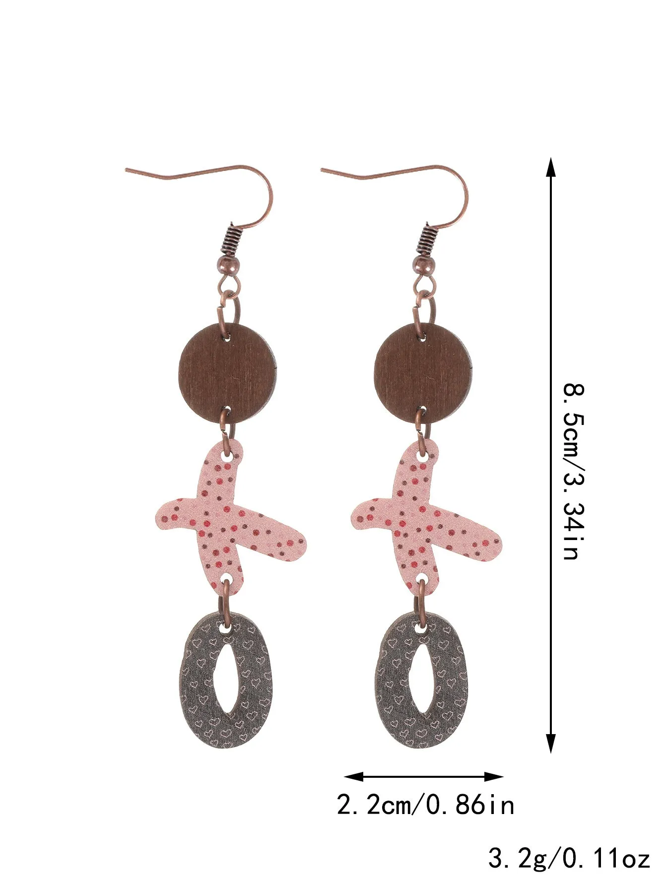 Wholesale Valentine's Day Bohemian Wine Glass Earrings