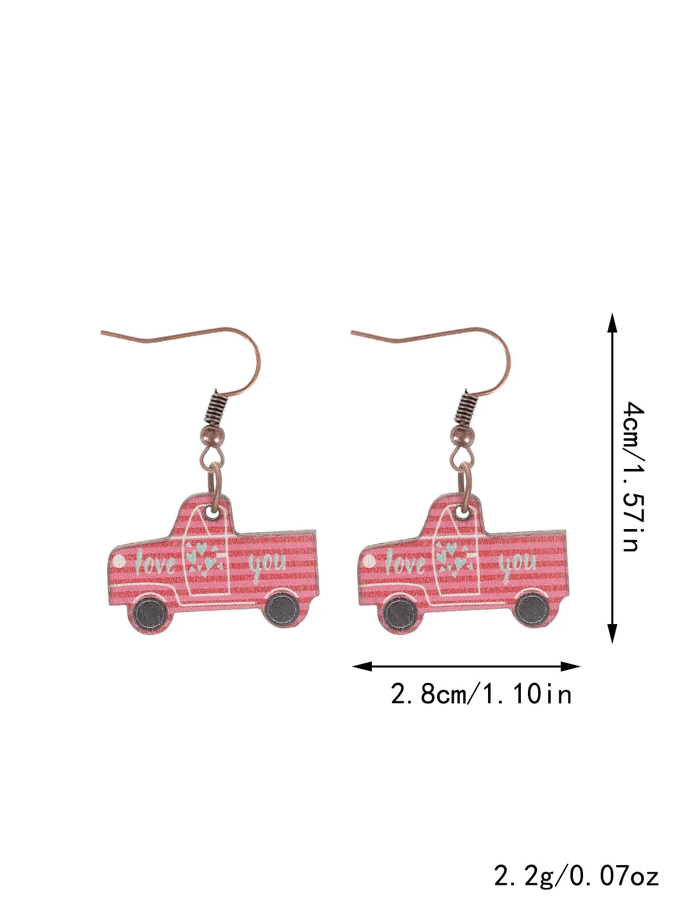 Wholesale Valentine's Day Bohemian Wine Glass Earrings