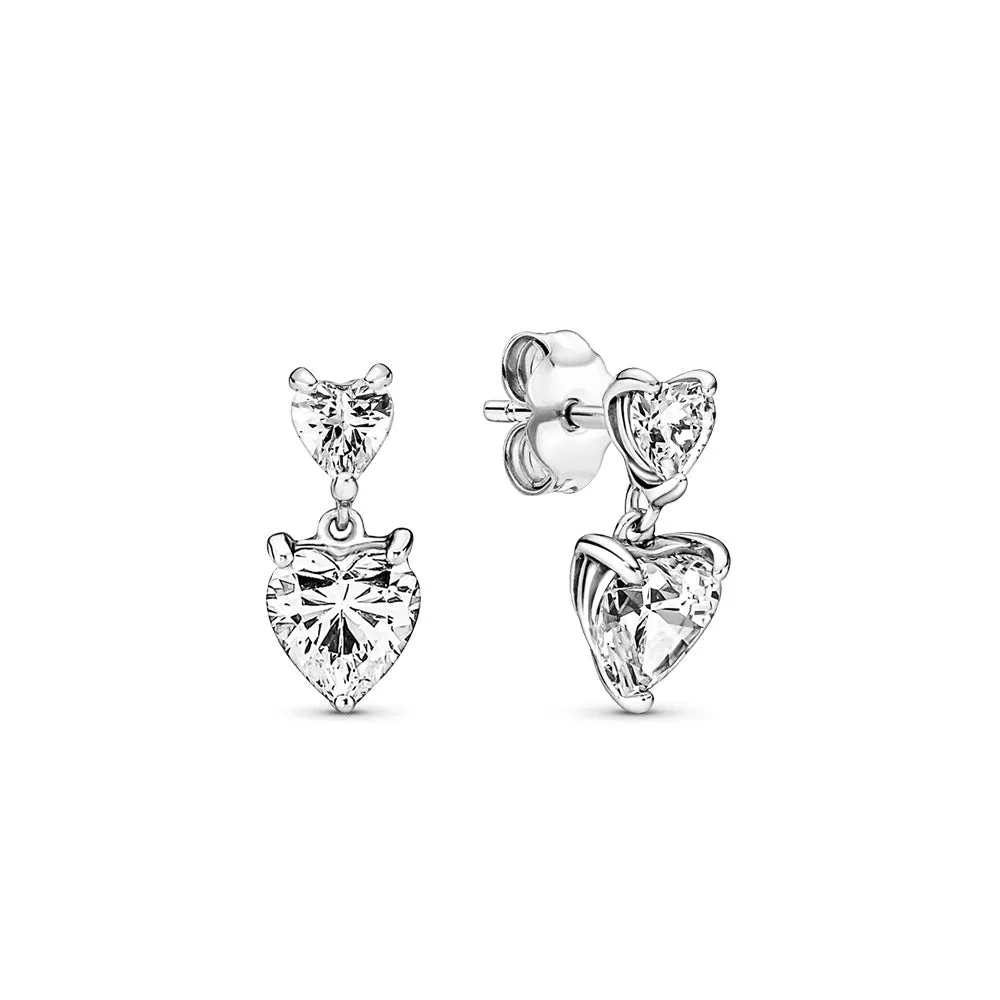 Wholesale Valentine's Day Flaming Heart Shining Light Around Heart Earrings Earrings Factory