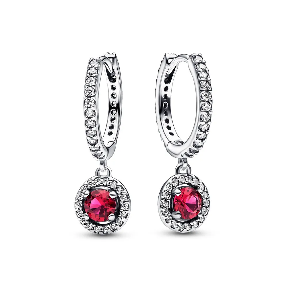 Wholesale Valentine's Day Flaming Heart Shining Light Around Heart Earrings Earrings Factory