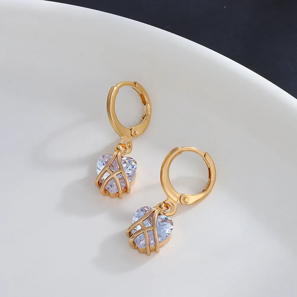 Wholesale Women's Elegant Zirconia Simple Colorful Drill Windmill Pendant