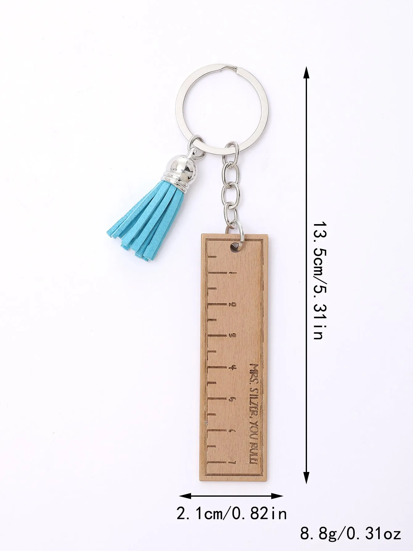 Wholesale Wooden Tassel English Letter Creative Earrings