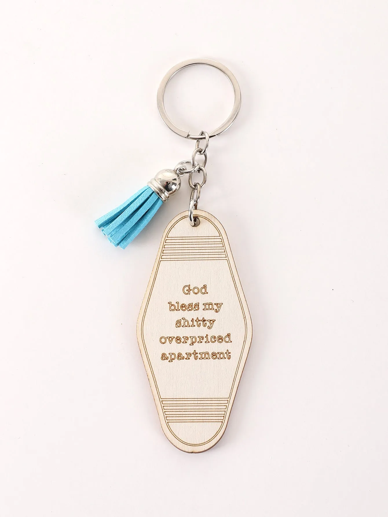 Wholesale Wooden Tassel English Letter Creative Earrings