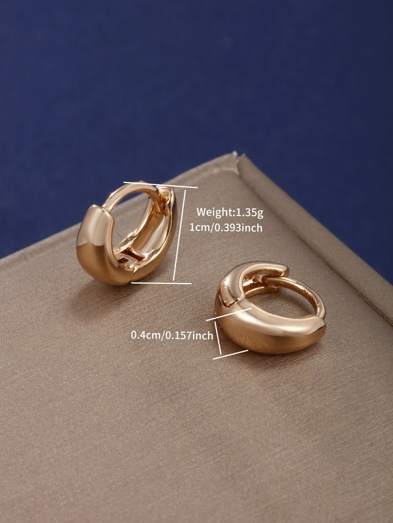 Wholesale Yellow Gold Plated Ring Earrings