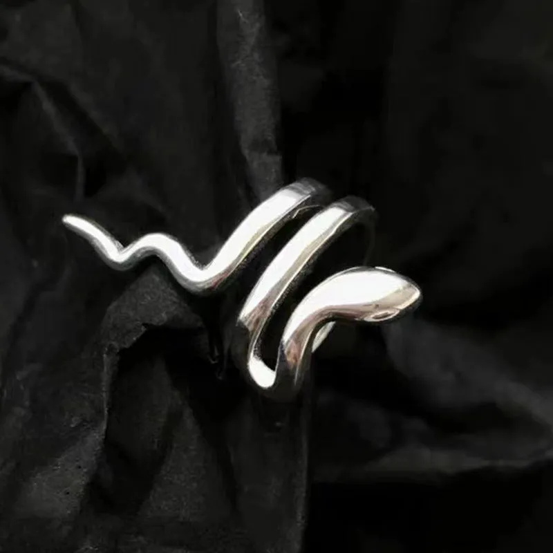 Wholesale Zodiac Snake Ear Clip Without Ear Holes Advanced Sense Niche Design Sterling Silver Ear Clip Women's Cold Wind Ear Jewelry