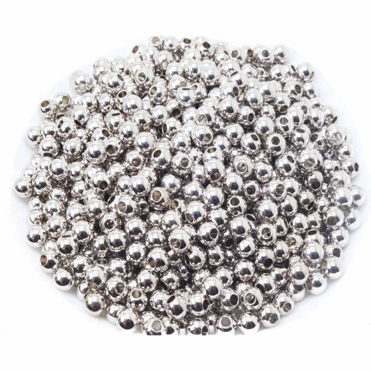 Wholesale 100PCS 3mm18K Gold Plated Copper Beads Hole 1.2mm