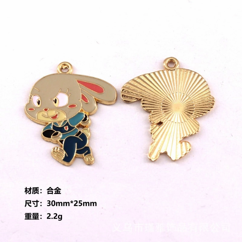 Wholesale 10pcs Cartoon Cute Creative Diy Cartoon Pendant
