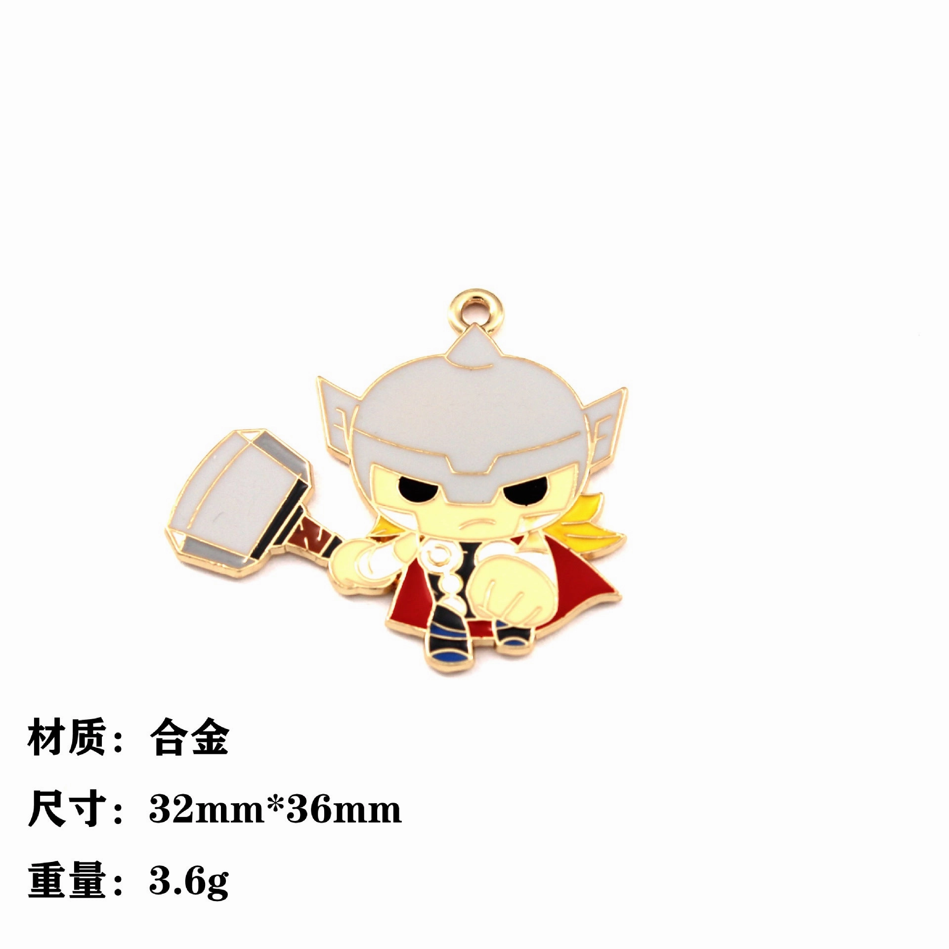 Wholesale 10pcs Cartoon DIY Alloy Oil Drop Pendant Keychain Pendant