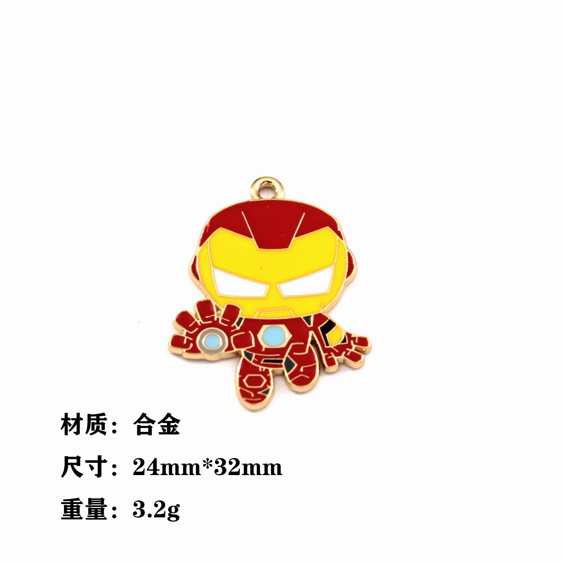 Wholesale 10pcs Cartoon DIY Alloy Oil Drop Pendant Keychain Pendant
