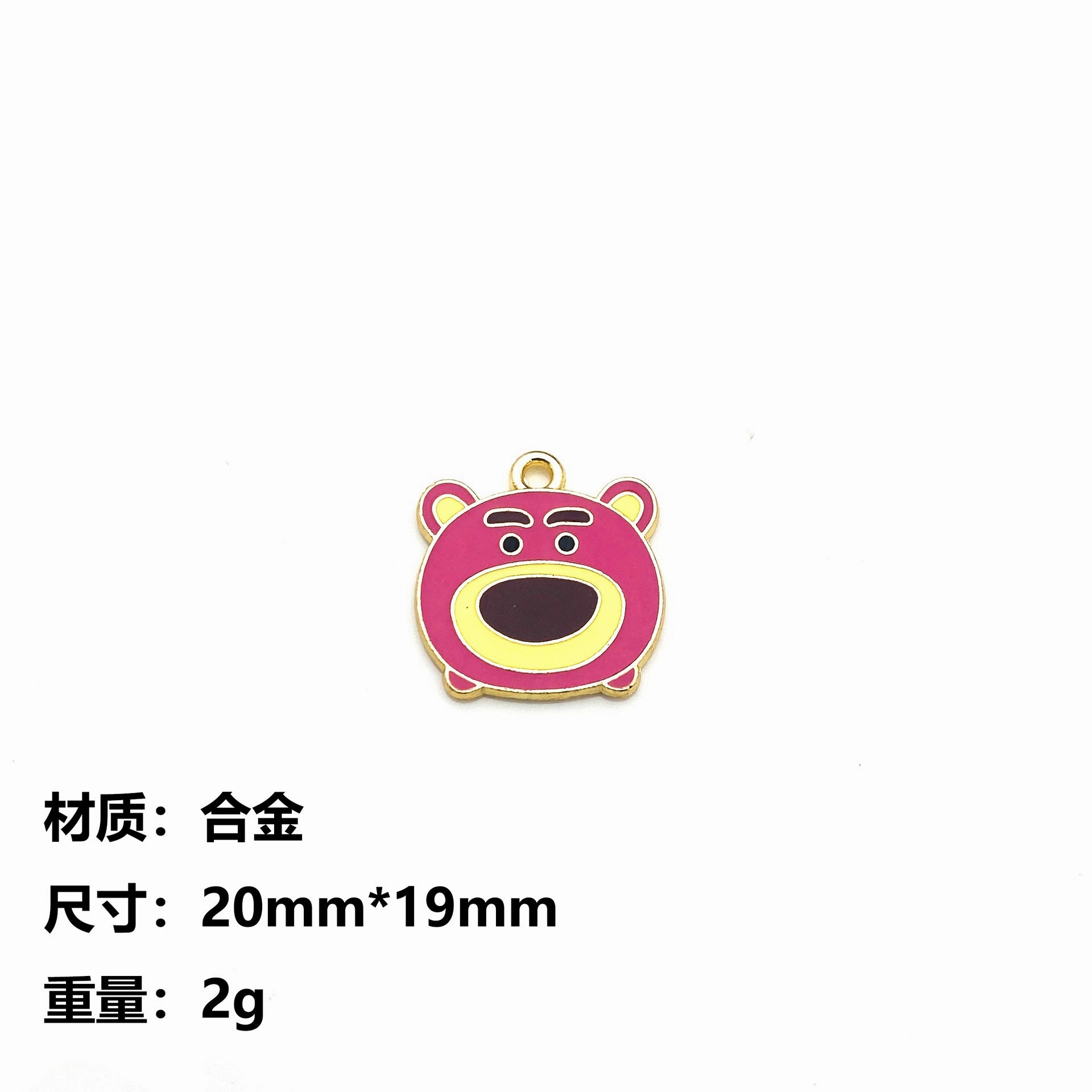 Wholesale 10pcs Cartoon Q Version Necklace Diy Oil Drop Alloy Pendant