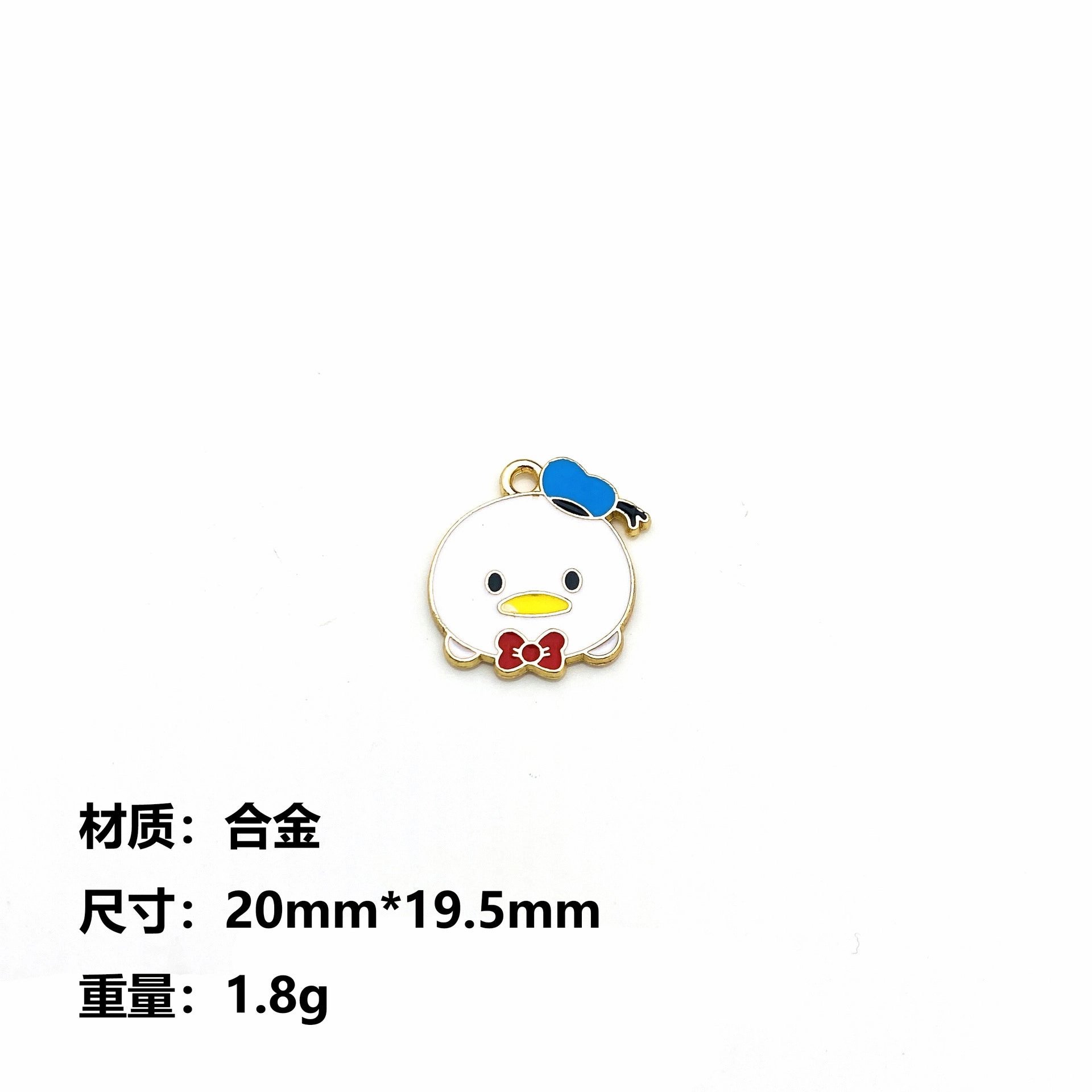 Wholesale 10pcs Cartoon Q Version Necklace Diy Oil Drop Alloy Pendant