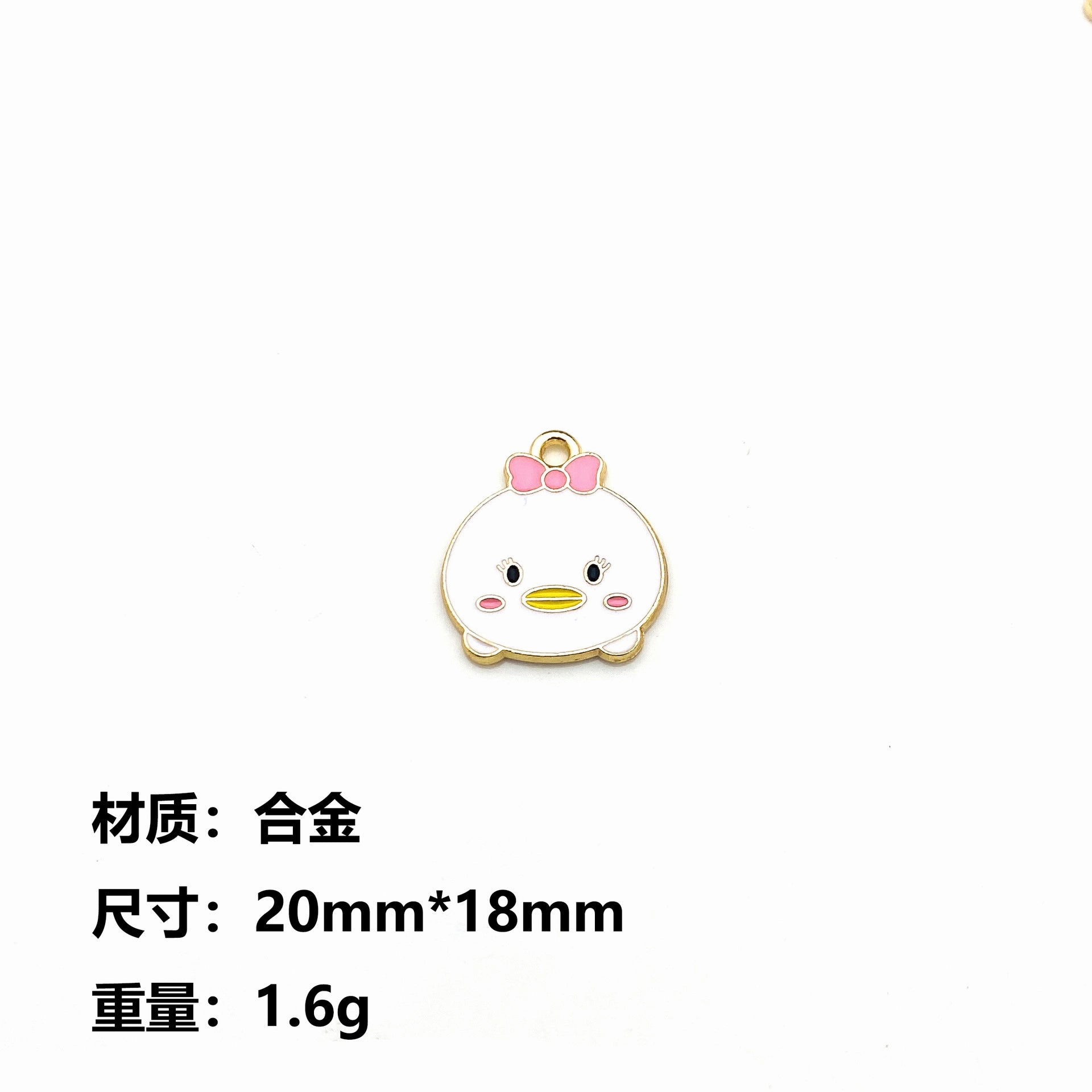 Wholesale 10pcs Cartoon Q Version Necklace Diy Oil Drop Alloy Pendant