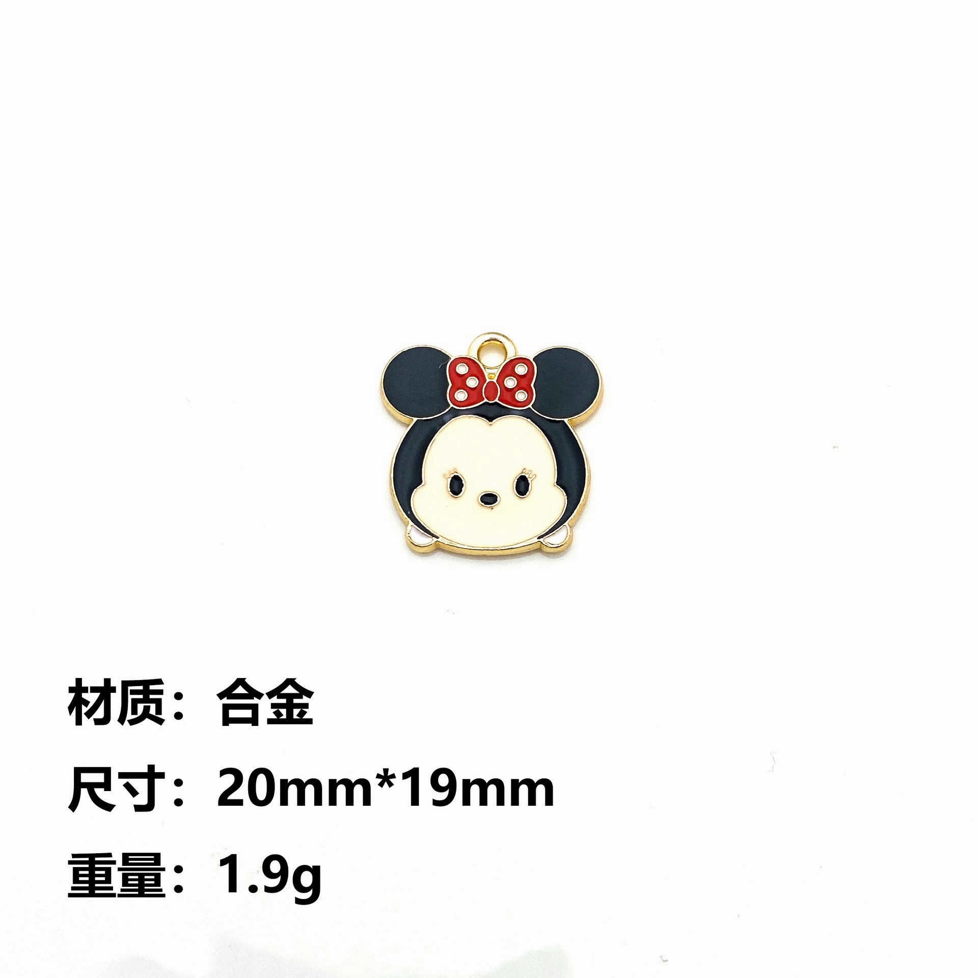 Wholesale 10pcs Cartoon Q Version Necklace Diy Oil Drop Alloy Pendant