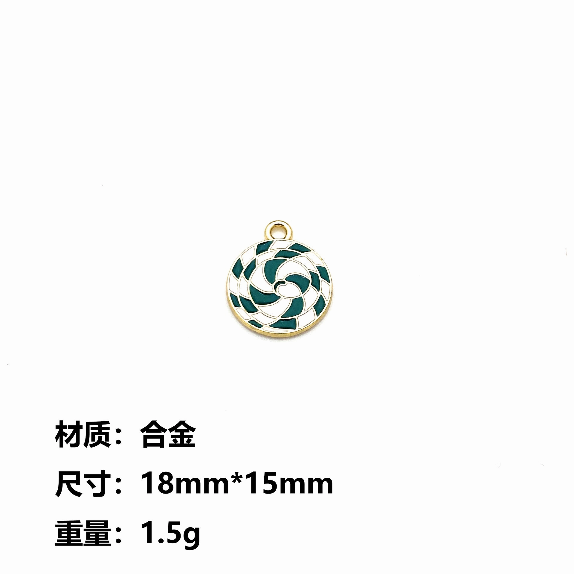 Wholesale 10pcs Christmas Candy Cane Lollipop Pendant Alloy Oil Drip Diy Pendant