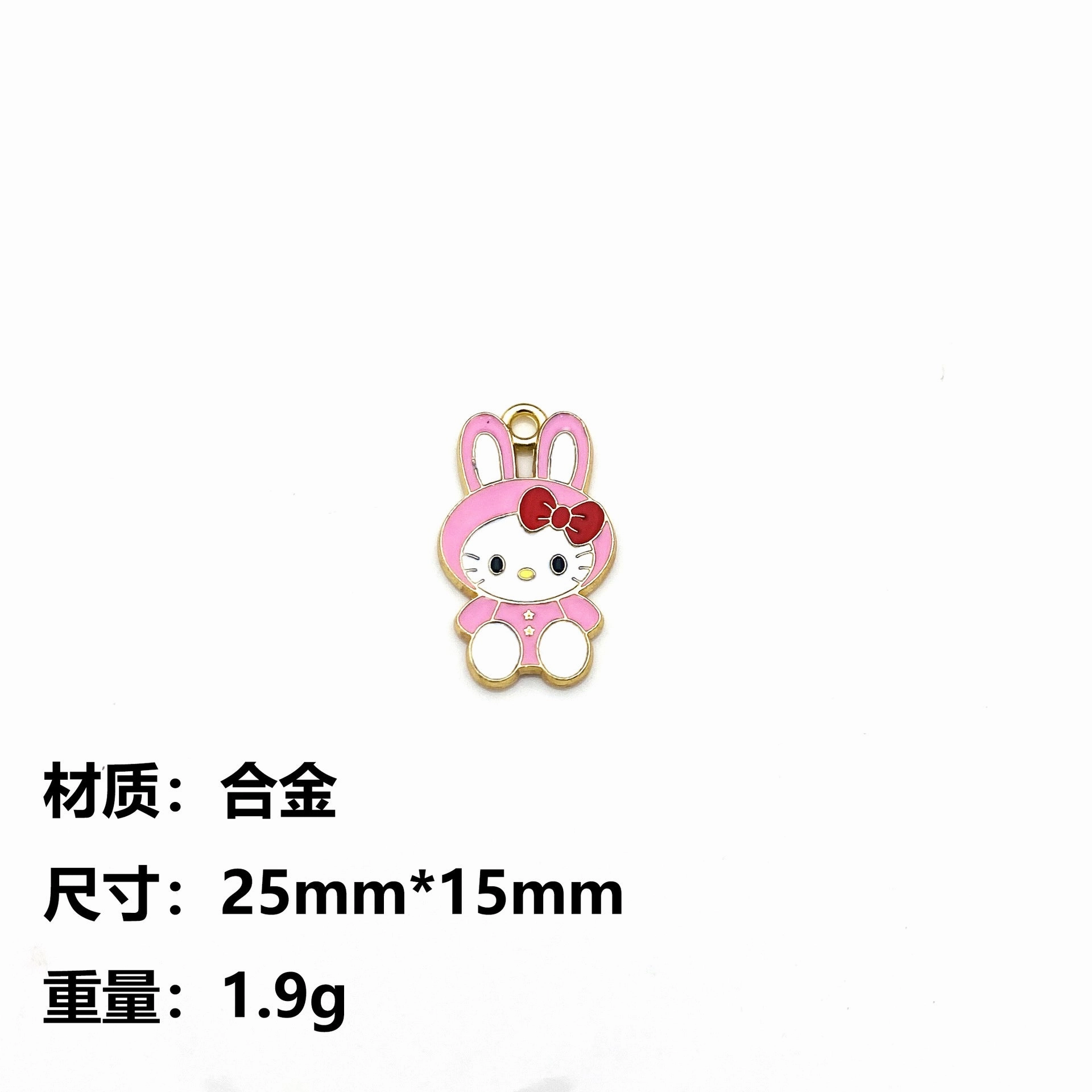 Wholesale 10pcs Cute Kitten Cartoon Alloy Oil Drop Diy Pendant