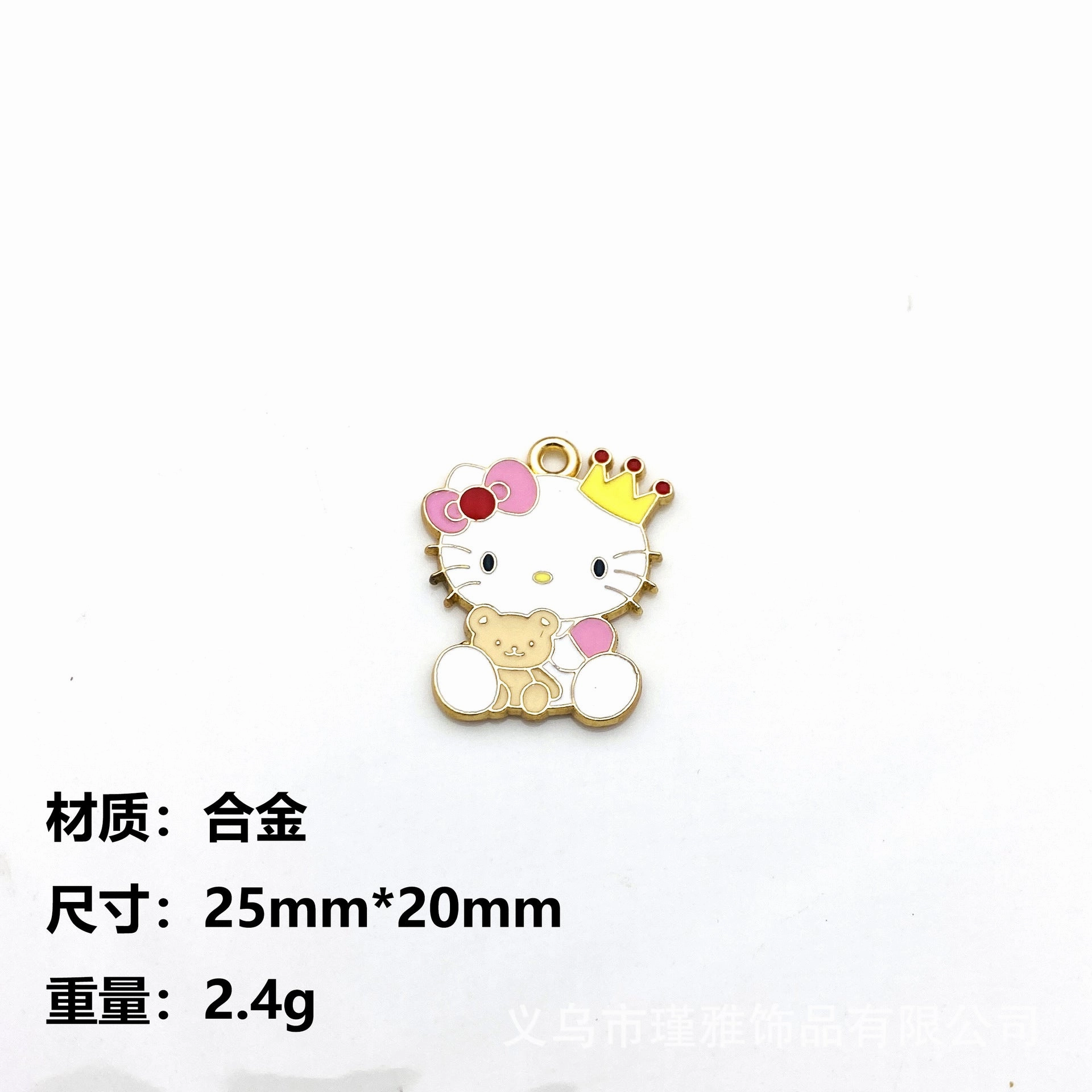 Wholesale 10pcs Cute Kitten Cartoon Alloy Oil Drop Diy Pendant