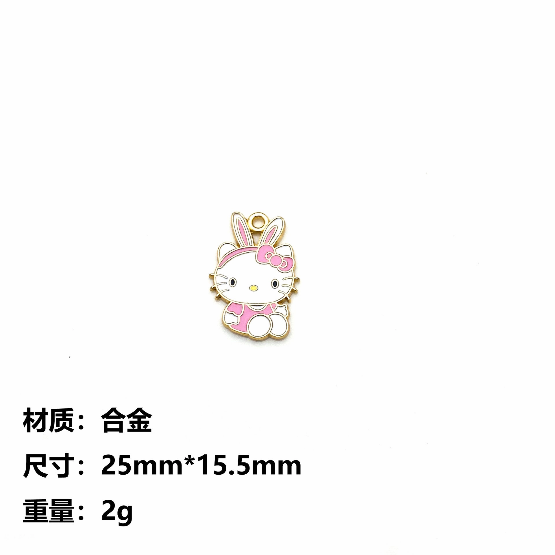 Wholesale 10pcs Cute Kitten Cartoon Alloy Oil Drop Diy Pendant