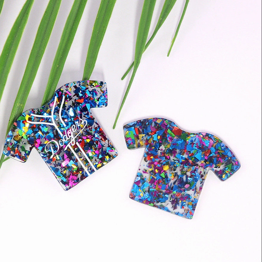 Wholesale 10pcs loose powder cartoon nurse clothes letter bag jewelry acrylic pin cute DIY patch accessories