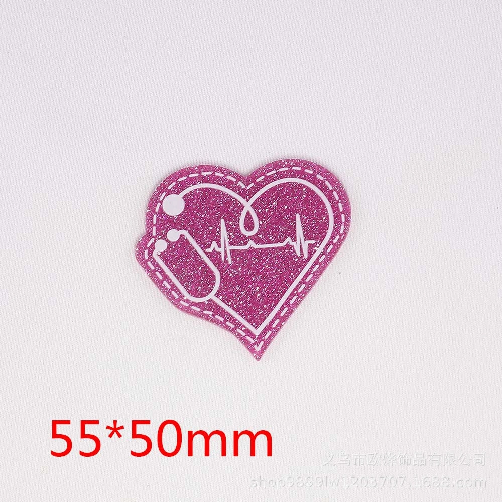 Wholesale 10pcs loose powder cartoon organ beverage bottle personalized bag jewelry acrylic pin cute DIY patch