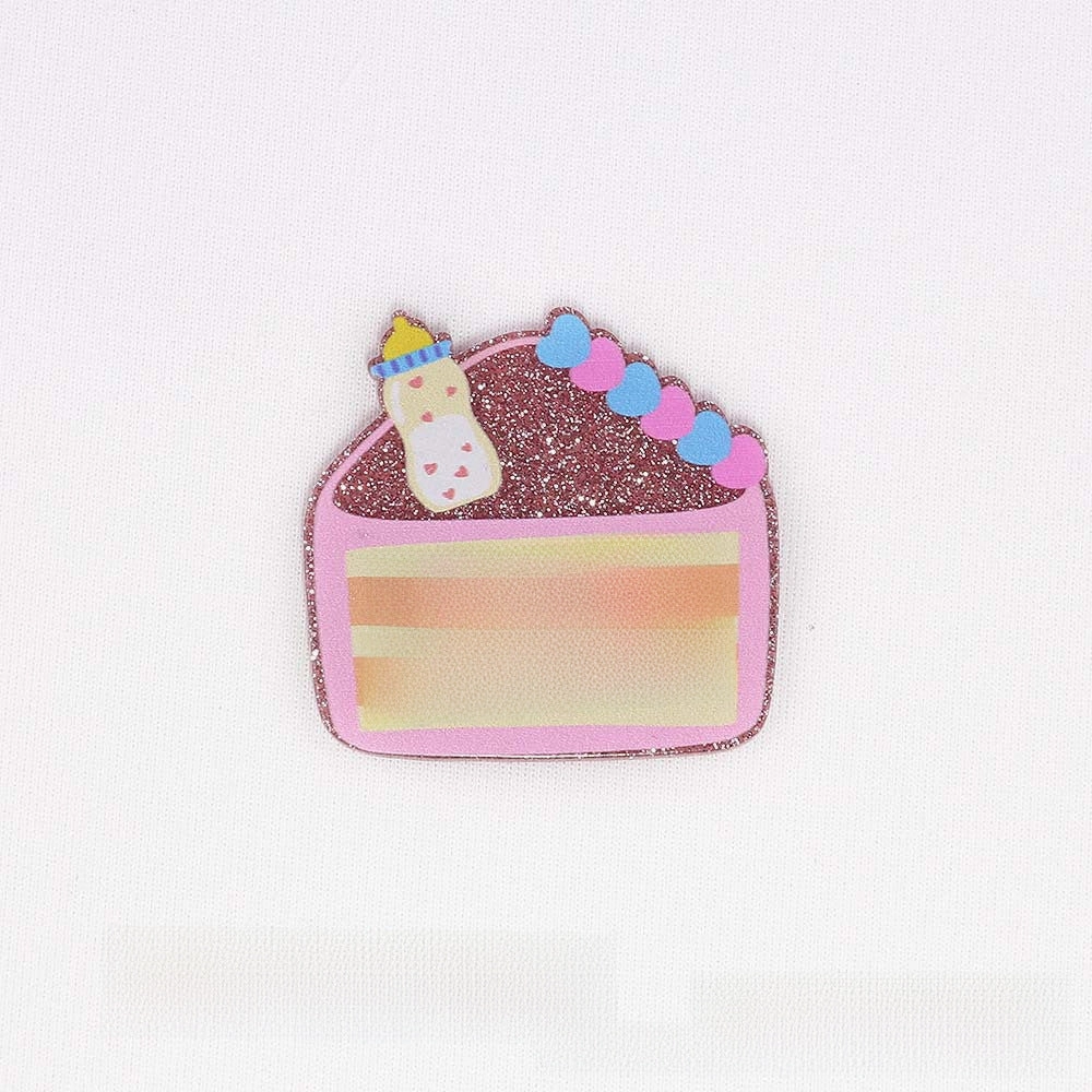 Wholesale 10pcs loose powder cartoon organ beverage bottle personalized bag jewelry acrylic pin cute DIY patch