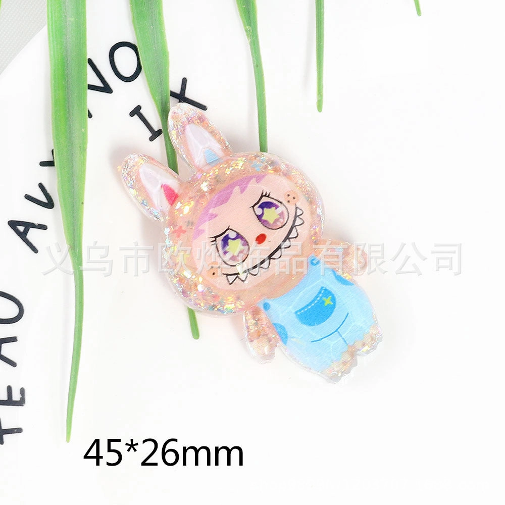 Wholesale 10pcs New Cute High-cut Surface Sequins Acrylic Pin DIY Patch Accessories OLY Exclusive
