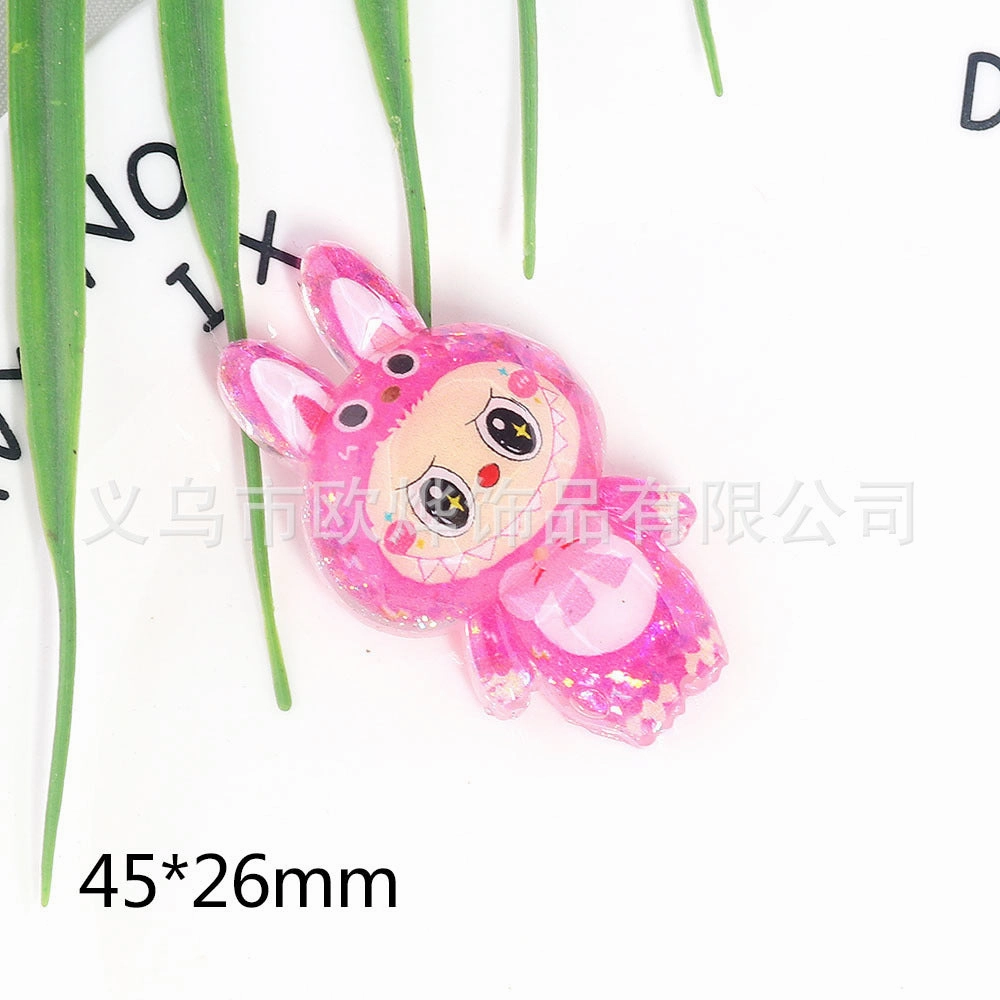 Wholesale 10pcs New Cute High-cut Surface Sequins Acrylic Pin DIY Patch Accessories OLY Exclusive