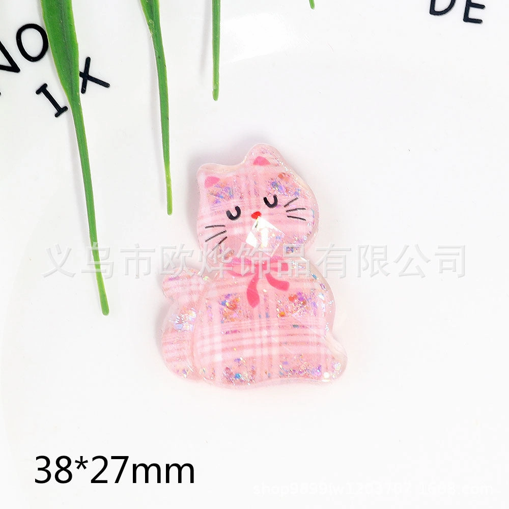 Wholesale 10pcs New Cute High-cut Surface Sequins Acrylic Pin DIY Patch Accessories OLY Exclusive