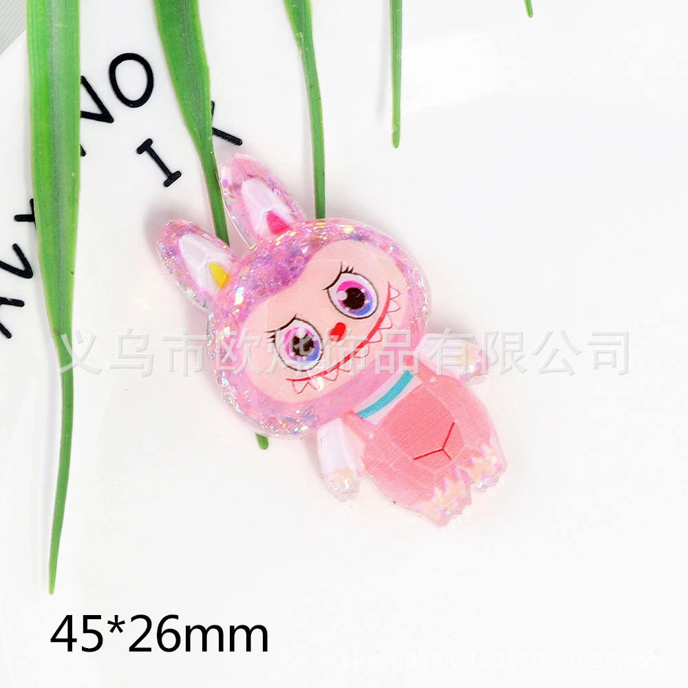 Wholesale 10pcs New Cute High-cut Surface Sequins Acrylic Pin DIY Patch Accessories OLY Exclusive