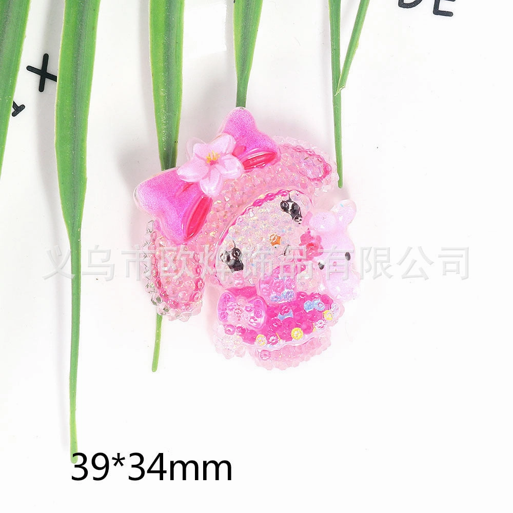 Wholesale 10pcs New Cute High-cut Surface Sequins Acrylic Pin DIY Patch Accessories OLY Exclusive