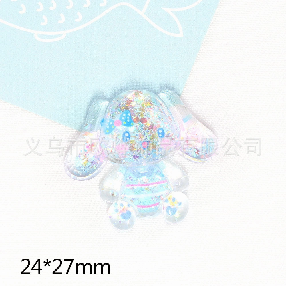 Wholesale 10pcs New Cute High Transparent Facet Sequins Resin Acrylic Pin DIY Patch Accessories OLY Exclusive