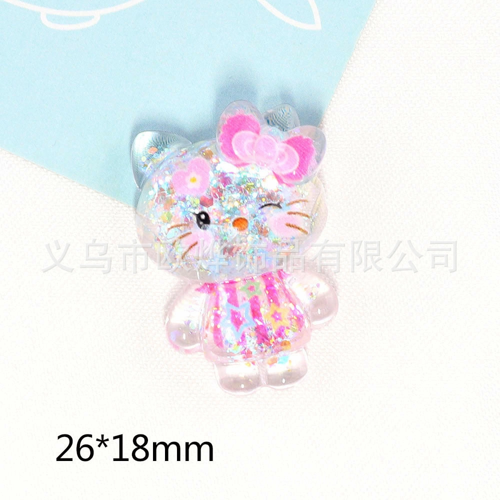 Wholesale 10pcs New Cute High Transparent Facet Sequins Resin Acrylic Pin DIY Patch Accessories OLY Exclusive
