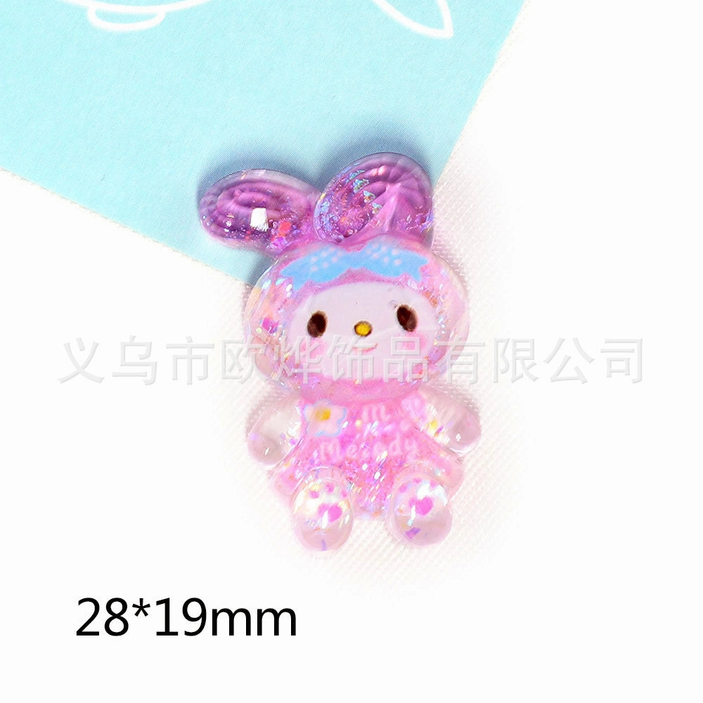 Wholesale 10pcs New Cute High Transparent Facet Sequins Resin Acrylic Pin DIY Patch Accessories OLY Exclusive