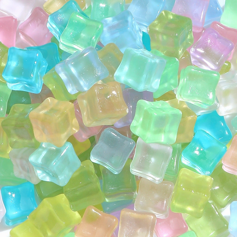 Wholesale 10pcs/pack Luminous Nightlight Small Bottle Resin Accessories Simulation Wine Bottle Beverage Bottle Ice Cube Food Play Pair Touch Surprise Blind Bag