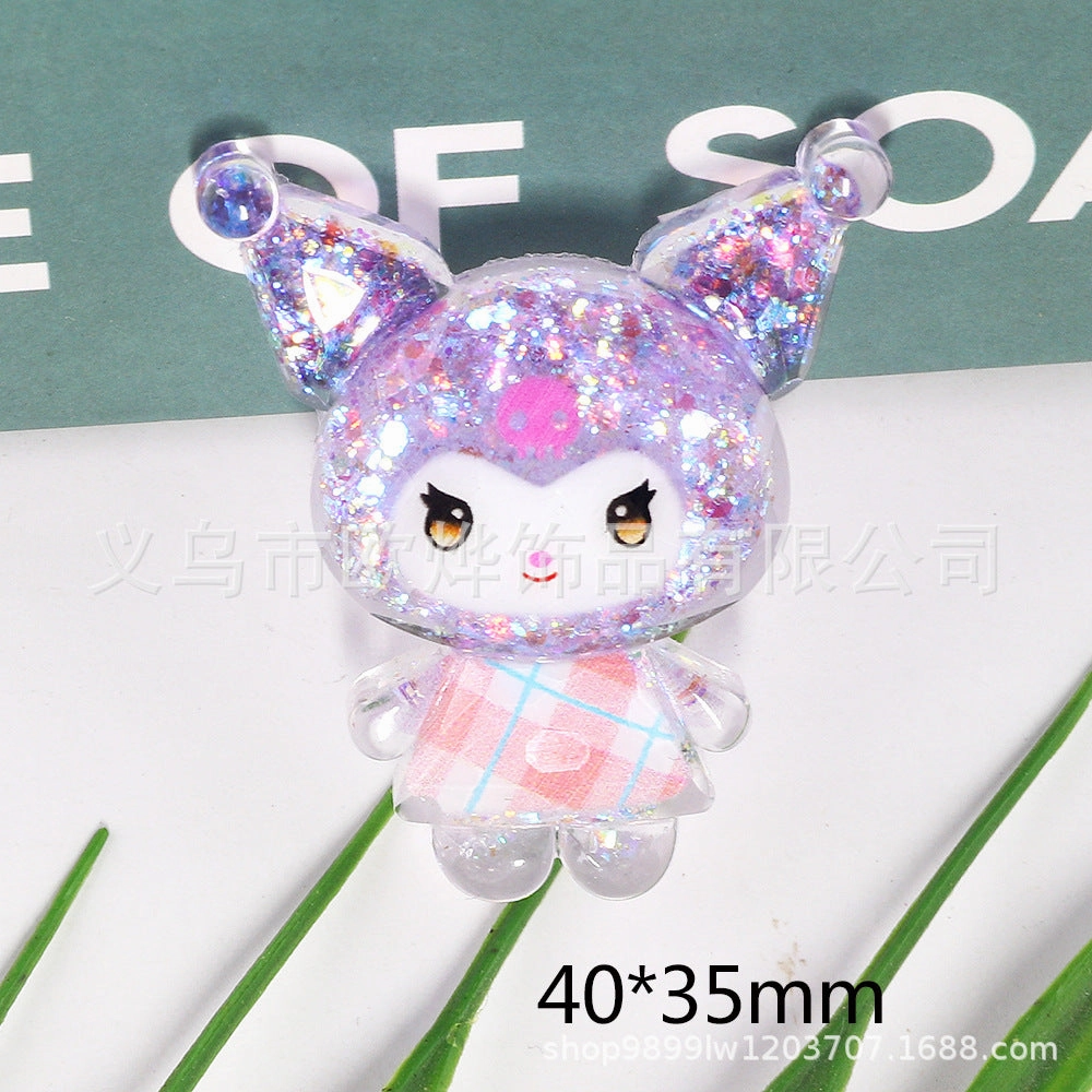 Wholesale 10pcs Resin Acrylic Pin DIY Patch Accessories OLY Exclusive