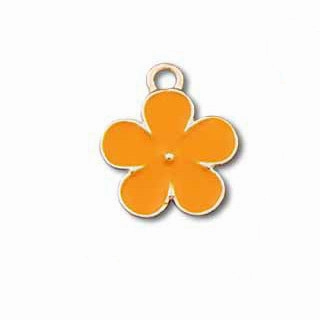 Wholesale 10pcs Small Flower Diy Alloy Oil Drip Keychain Pendant