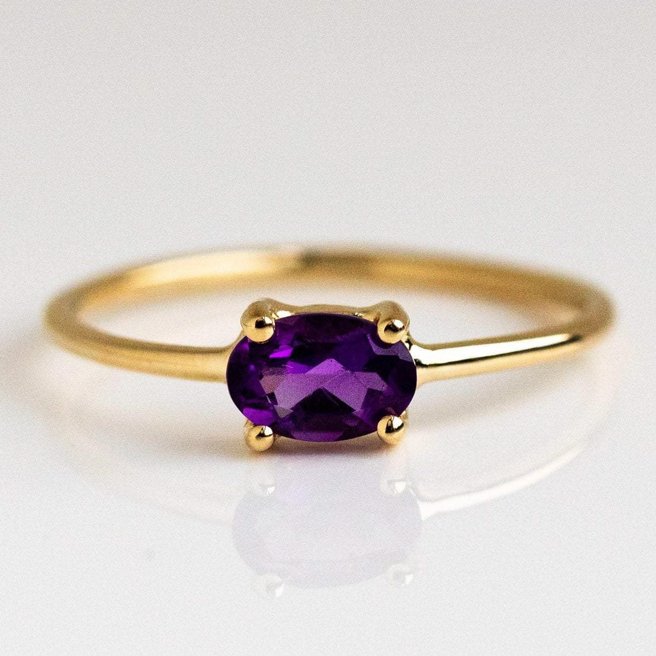 Wholesale 18K Gold 12 Zodiac Birthstone Stainless Steel Rings
