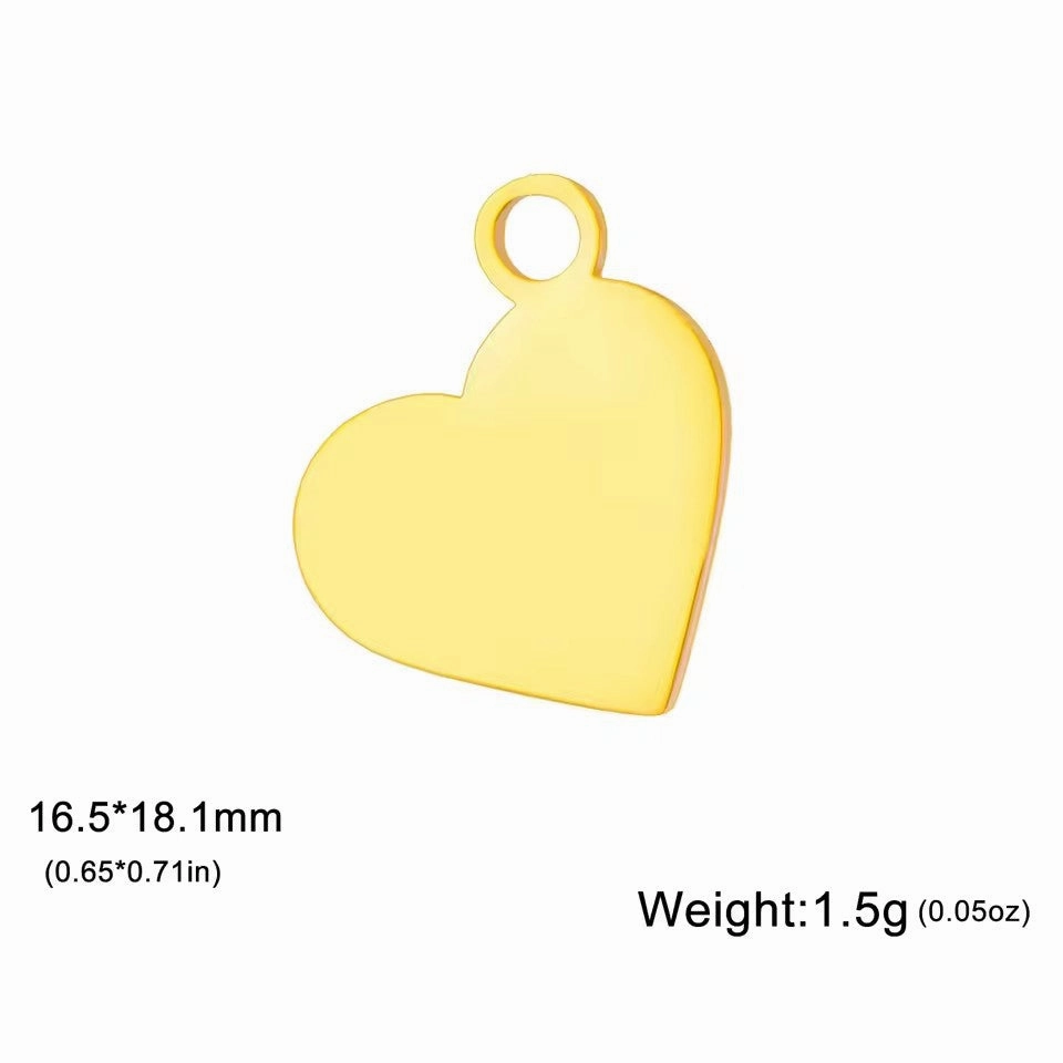 Wholesale 18k gold five-pointed star pendant handmade diy bracelet charm accessories