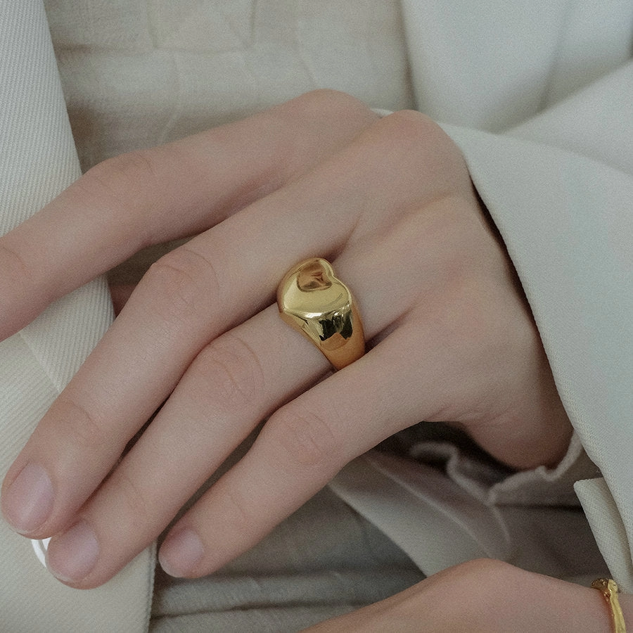Wholesale 18K Gold Plated Stainless Steel Rings