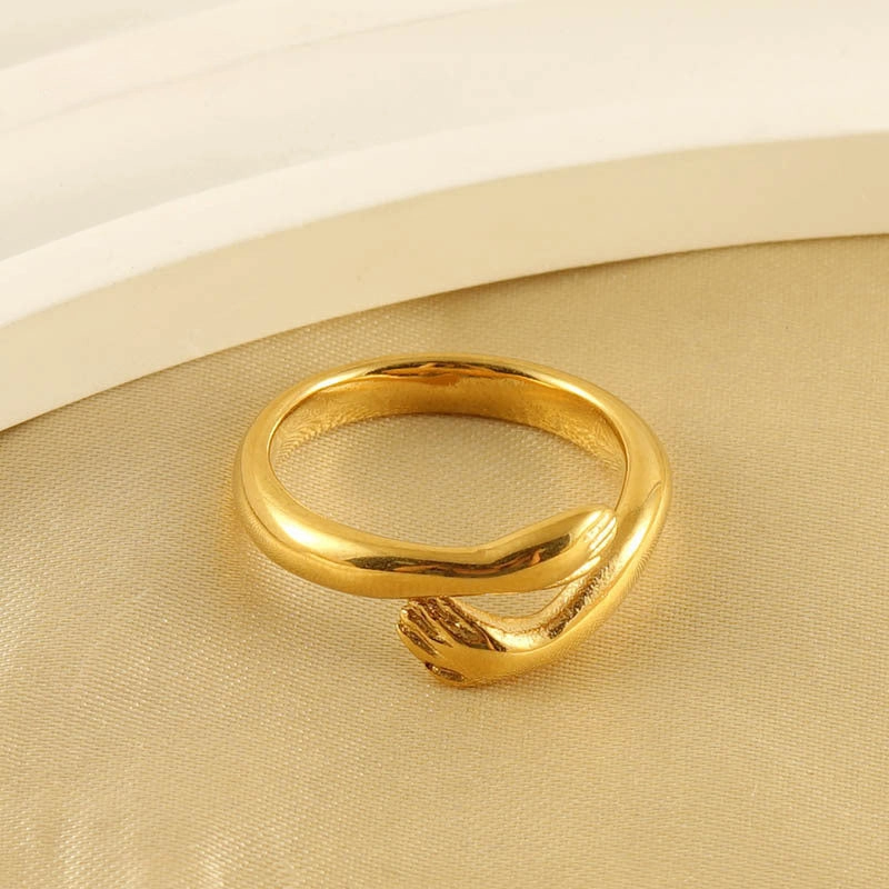 Wholesale 18k Gold Stainless Steel Titanium Steel Ring