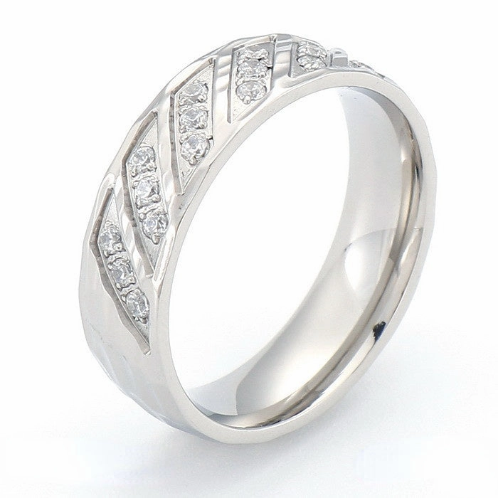 Wholesale 18k Gold Titanium Steel Rings
