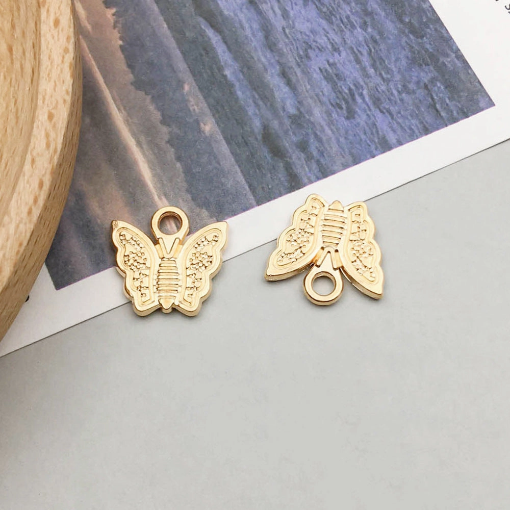 Wholesale 1 New KC Gold Alloy Simulation Animal Owl Butterfly DIY Pendant