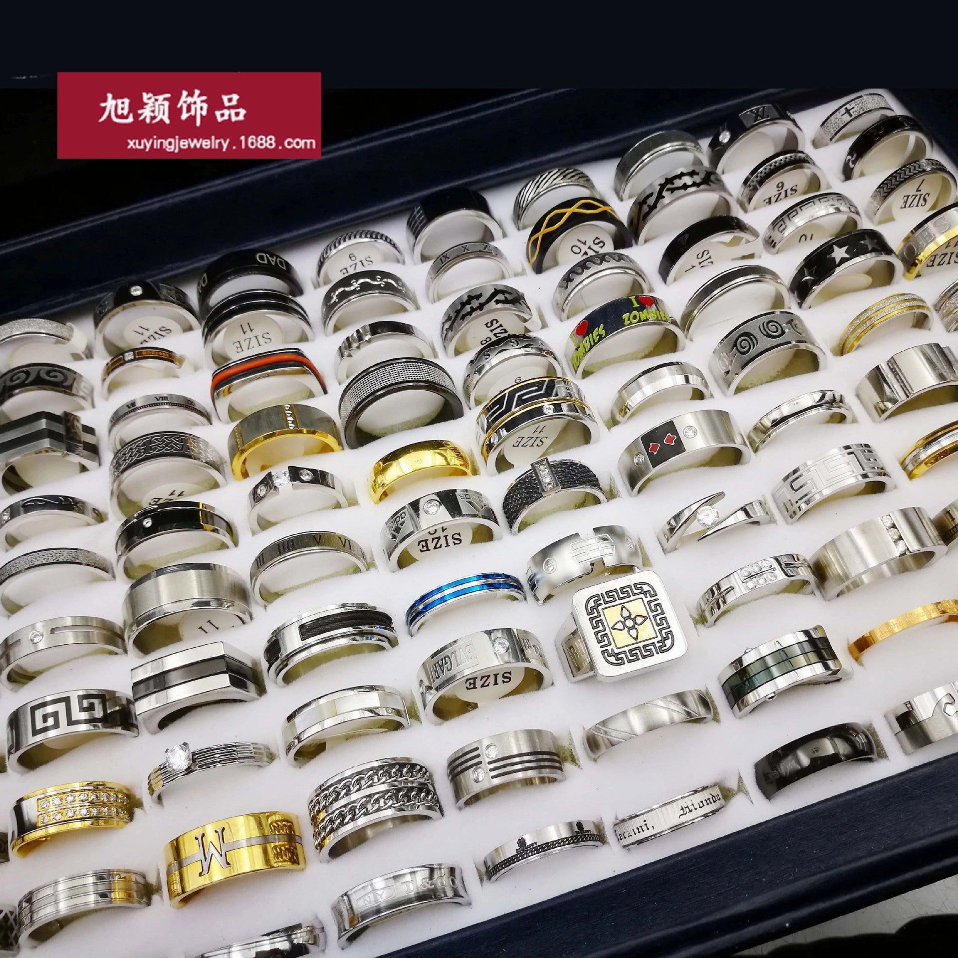Wholesale 20PCS Stainless Steel Random Men and Women Style Rings