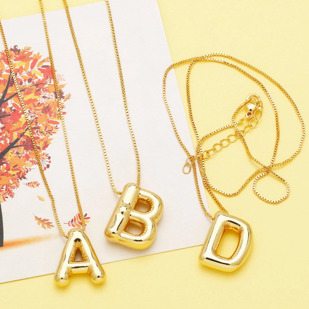 Wholesale 26 English Letters Necklace Clavicle Chain