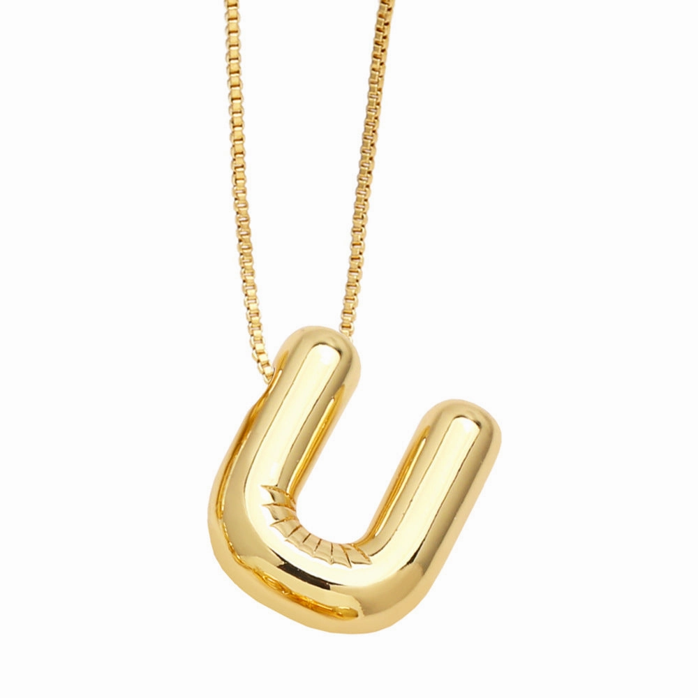 Wholesale 26 English Letters Necklace Clavicle Chain