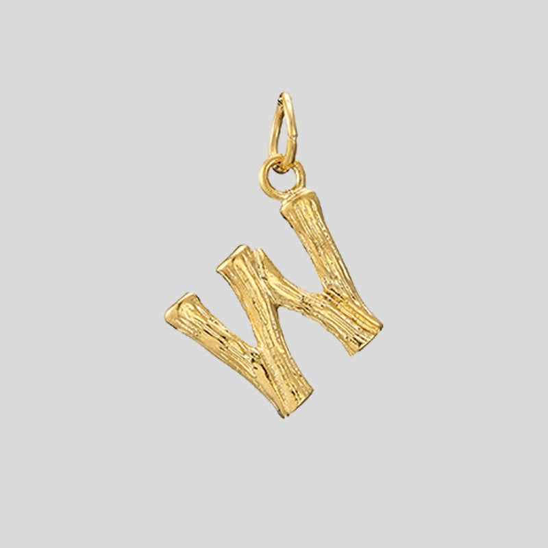 Wholesale 26 Letters Pendant Stainless Steel Gold Plated Necklaces