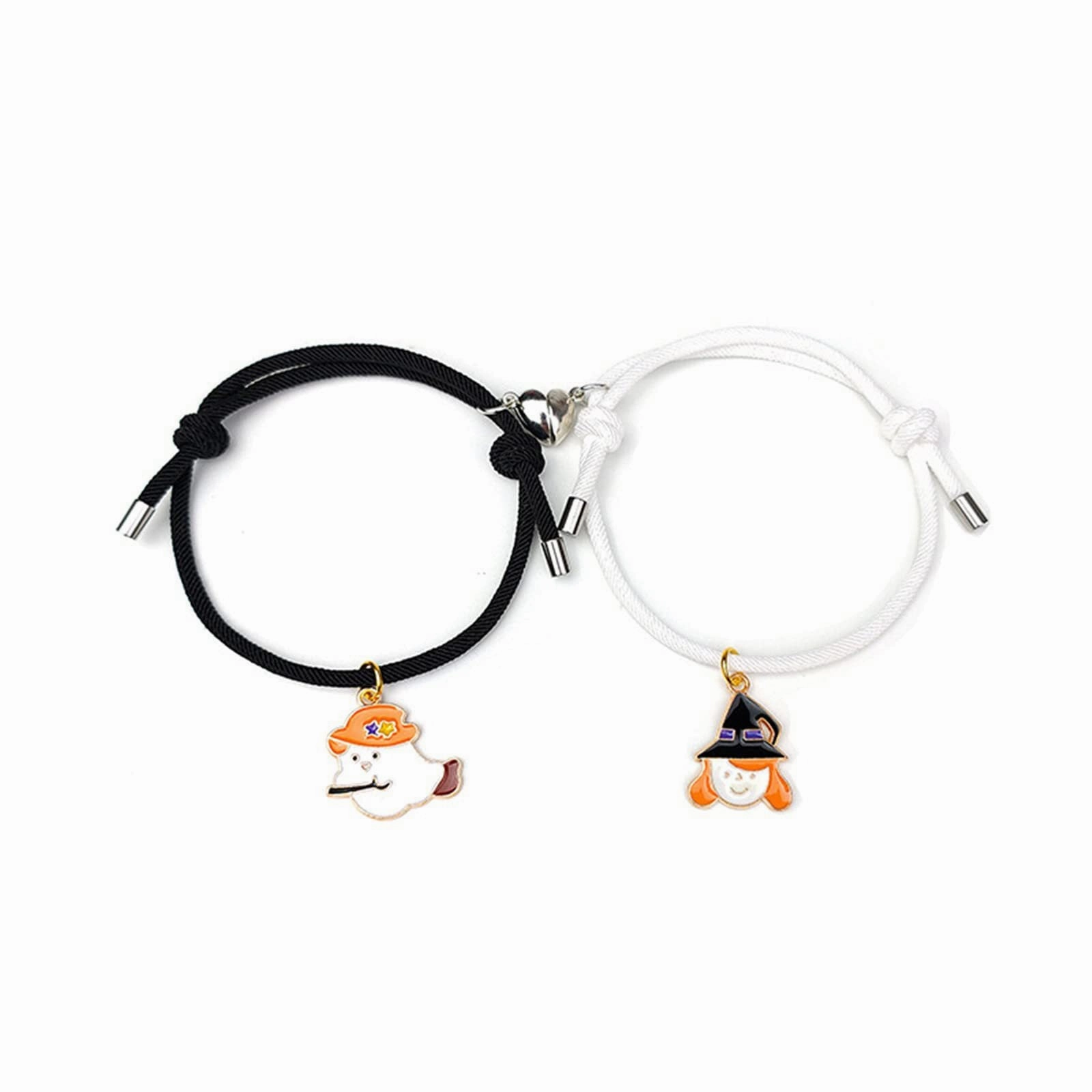 Wholesale 50PCS Halloween Mummy Ghost Pumpkin Hat Alloy Bracelet