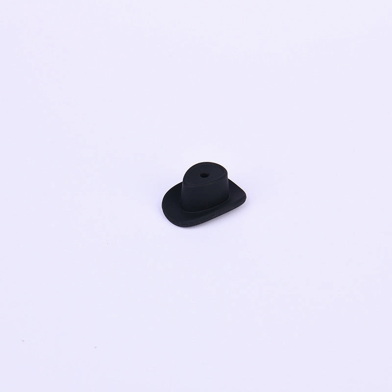 Wholesale  50pcs New cowboy hat silicone beads food grade baby tooth glue diy jewelry  hat loose beads