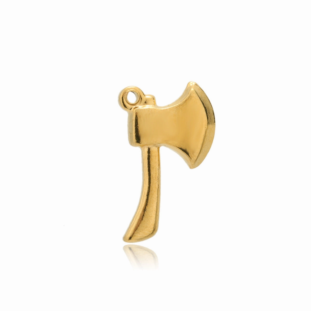 Wholesale 5PCS/PACK Stainless Steel Small Axe Pendant DIY Necklace Accessories