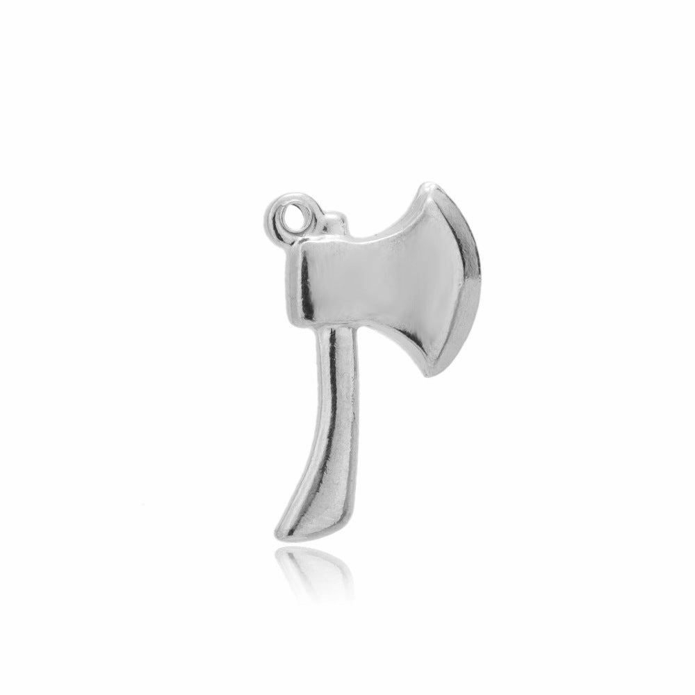 Wholesale 5PCS/PACK Stainless Steel Small Axe Pendant DIY Necklace Accessories